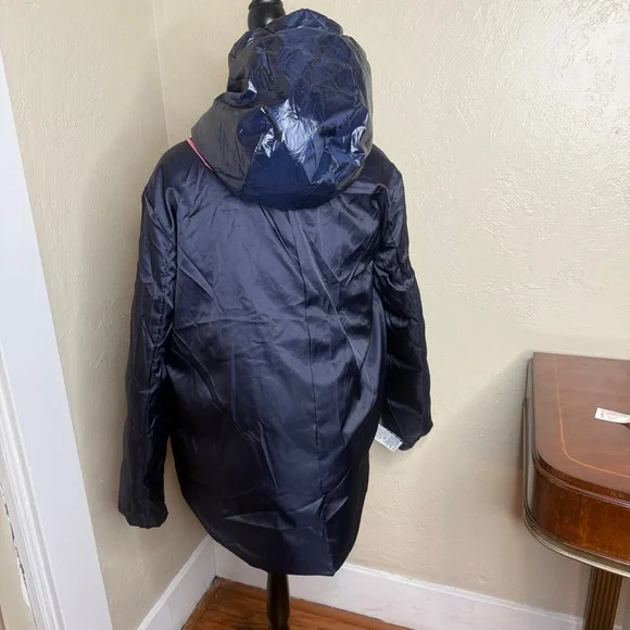 ❤️Kate Spade NWT Glossy Blue Puffer Coat.Size XL.